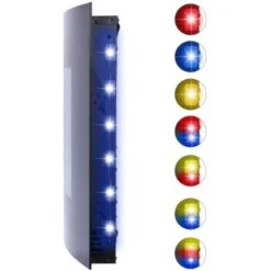 El Fuego Elektrokamin Davos (Zürich 2.0) Schwarz LED-Beleuchtung Dimmbar 2 KW -Haushaltsgegenstände Geschäft 8 2240 AY6191 Detailfoto 6