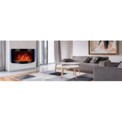 El Fuego Elektrokamin Davos (Zürich 2.0) Schwarz LED-Beleuchtung Dimmbar 2 KW -Haushaltsgegenstände Geschäft 8 2240 AY6191 Milieufoto 2